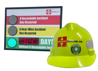 Hydrite Safety Sign and Hat