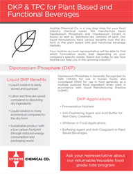 DKP & TCP for Plant Based and Functional Ingredients Flyer