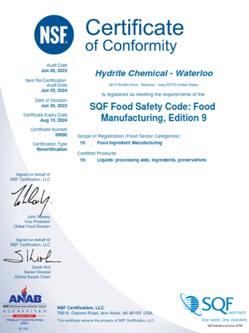 Waterloo 2023 SQF Recertification