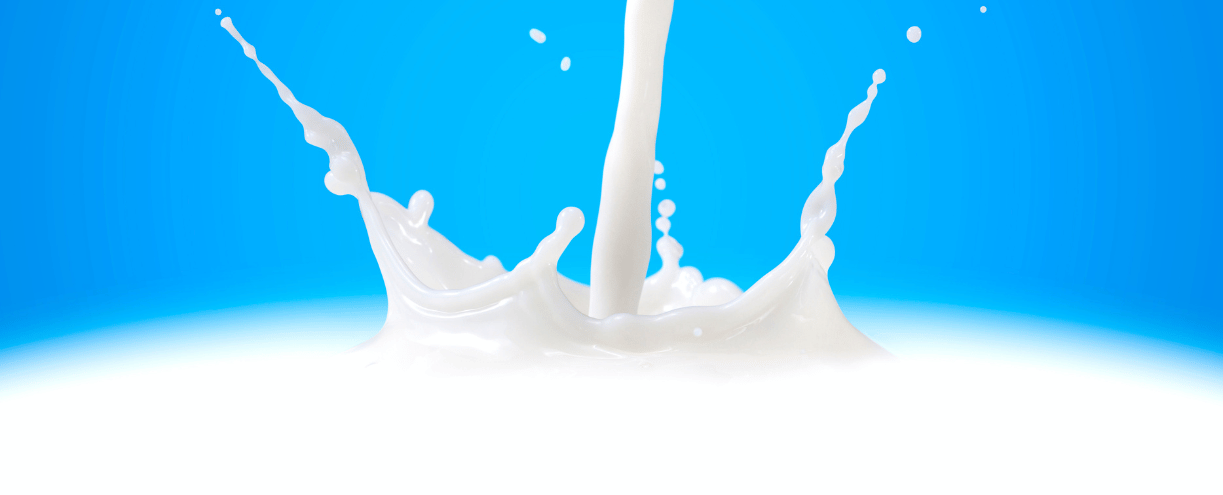 Milk pouring